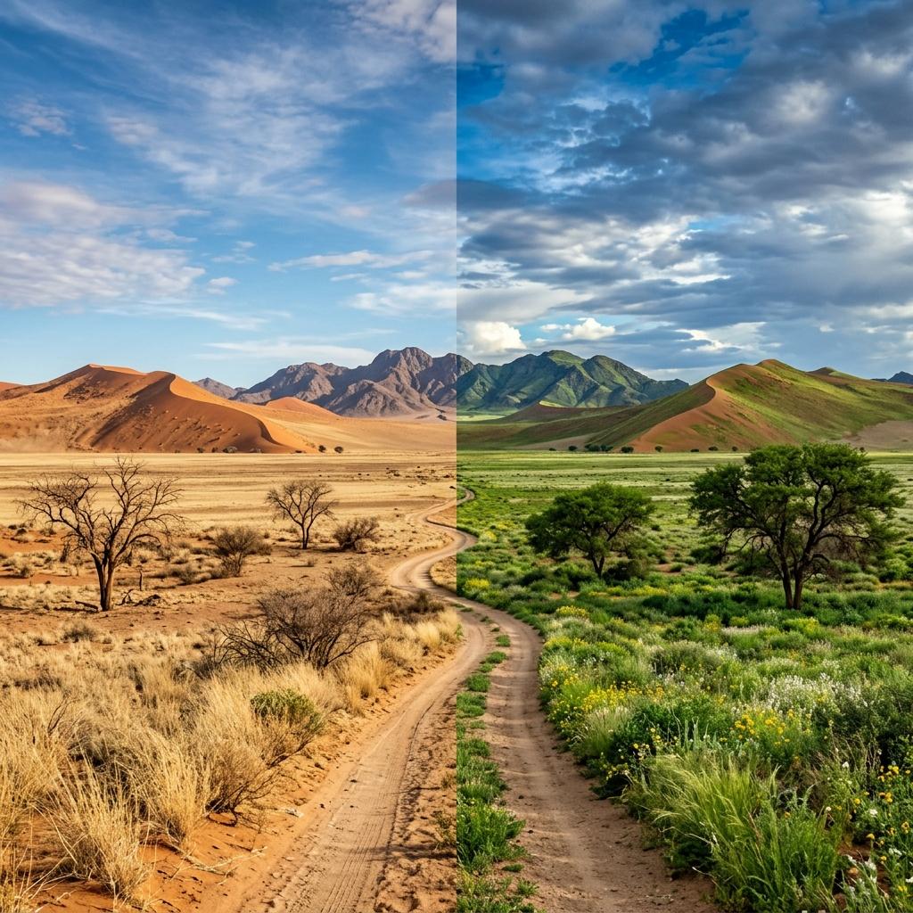 Editorial Namibia travel image representing Namibia Packing List; not documentary evidence
