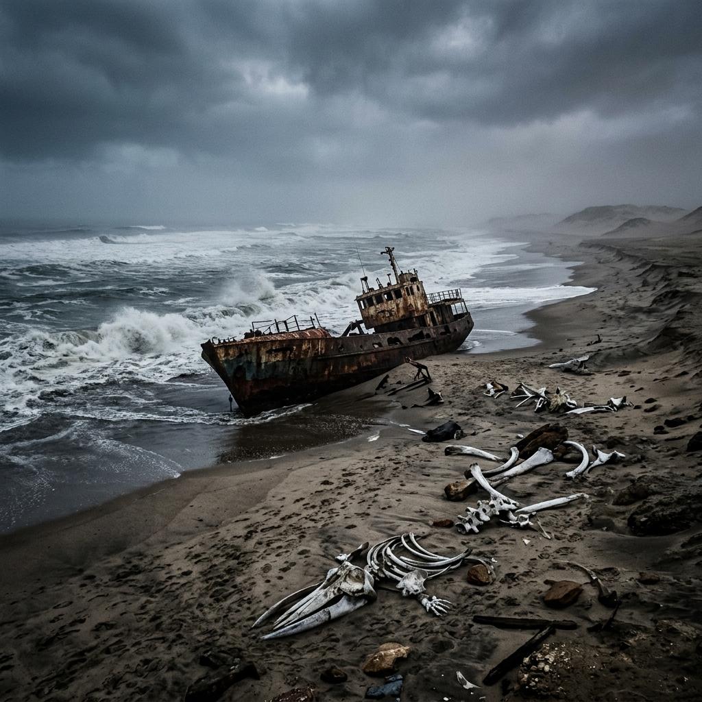 Editorial Namibia travel image representing Lüderitz & Kolmanskop; not documentary evidence